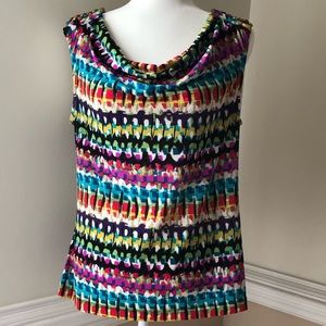 New Direction Petite Multi Color Top - PM